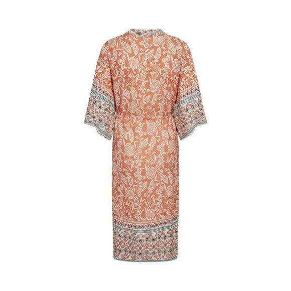 NWT SOYA CONCEPT Enel Papaya Paisley Floral Print Kimono - Picture 4 of 5